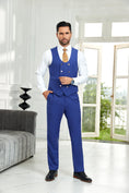 Cargar la imagen en la vista de la galería, Designer Style Unique Design 2 Pieces Men's Suits Vest+Pants
