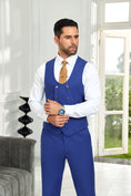 Cargar la imagen en la vista de la galería, Designer Style Unique Design 2 Pieces Men's Suits Vest+Pants
