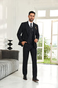 Charger l'image dans la visionneuse de la galerie, Designer Style Unique Design Modern 3 Pieces Men Suits
