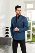 Cargar la imagen en la vista de la galería, Designer Style New Double Breasted Men's Blazer
