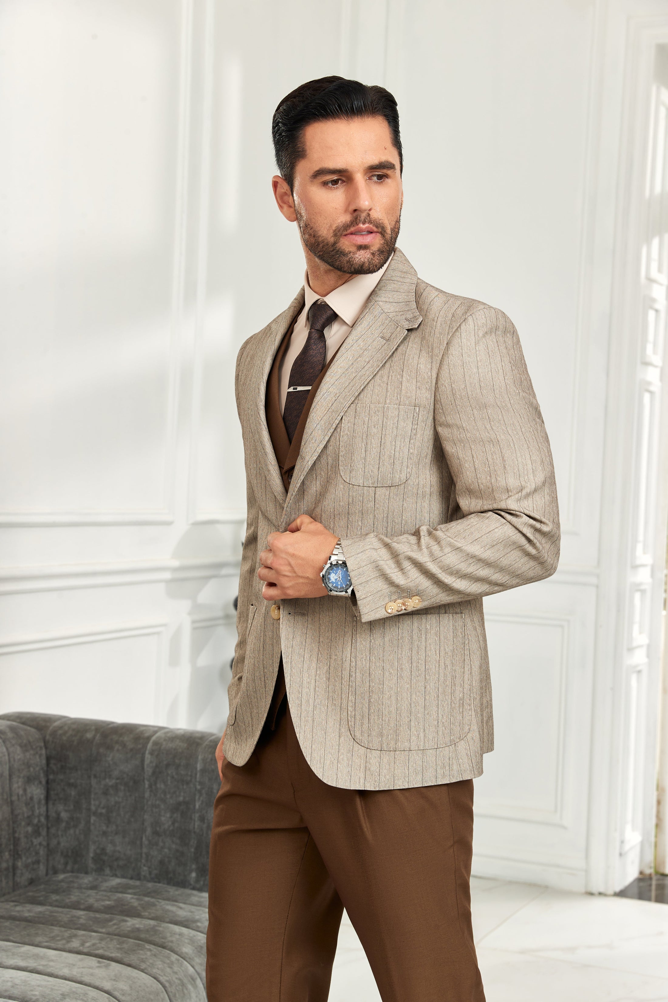 Designer New Style Two Button Men's Blazer