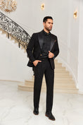 Cargar la imagen en la vista de la galería, Designer Style Unique Design 2 Pieces Men's Suits Jacket+Pants
