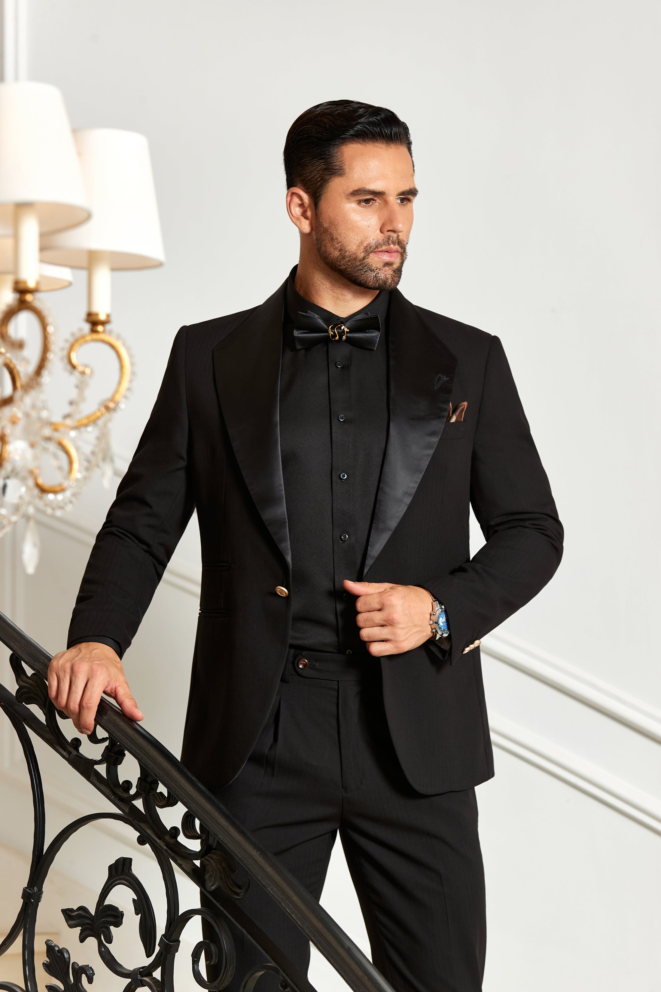 Designer Style Unique Design 2 Pieces Men's Suits Jacket+Pants