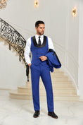 Bild in Galerie-Betrachter laden, Designer Style Unique Design 2 Pieces Men's Suits Vest+Pants
