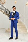 Cargar la imagen en la vista de la galería, Designer Style Unique Design 2 Pieces Men's Suits Jacket+Pants
