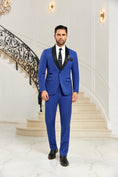 Charger l'image dans la visionneuse de la galerie, Designer Style Unique Design 2 Pieces Men's Suits Jacket+Pants
