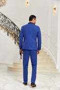 Charger l'image dans la visionneuse de la galerie, Designer Style Unique Design 2 Pieces Men's Suits Jacket+Pants
