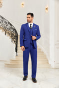 Charger l'image dans la visionneuse de la galerie, Designer Style Unique Design Modern 3 Pieces Men Suits
