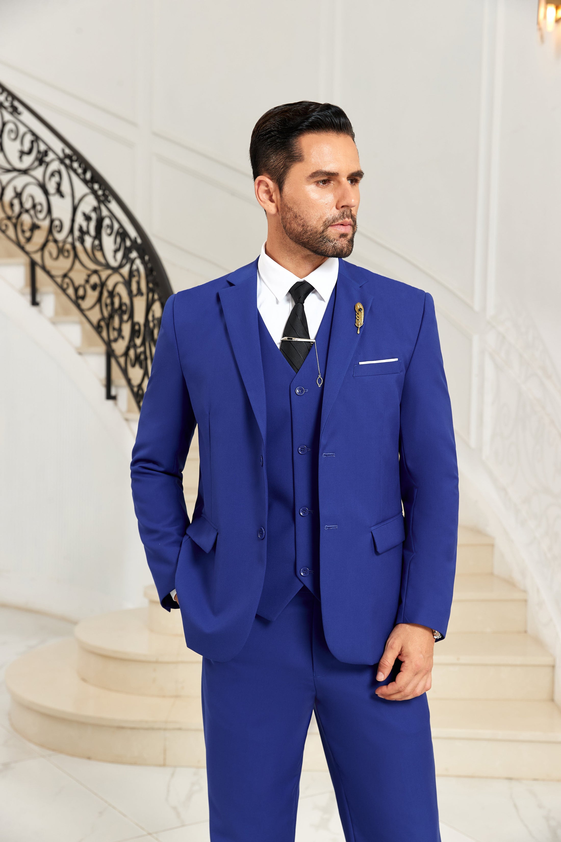 Designer Style Unique Design Modern 3 Pieces Men Suits