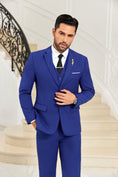 Load image into Gallery viewer, Designer Style Unique Design Modern 3 Pieces Men Suits
