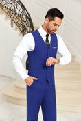 Charger l'image dans la visionneuse de la galerie, Designer Style Unique Design 2 Pieces Men's Suits Vest+Pants
