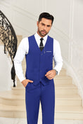 Charger l'image dans la visionneuse de la galerie, Designer Style Unique Design 2 Pieces Men's Suits Vest+Pants
