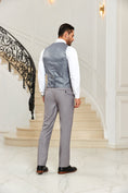 Cargar la imagen en la vista de la galería, Designer Style Unique Design 2 Pieces Men's Suits Vest+Pants
