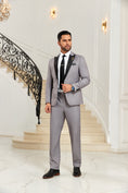 Cargar la imagen en la vista de la galería, Designer Style Unique Design 2 Pieces Men's Suits Jacket+Pants
