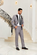 Bild in Galerie-Betrachter laden, Designer Style Unique Design 2 Pieces Men's Suits Jacket+Pants
