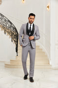 Charger l'image dans la visionneuse de la galerie, Designer Style Unique Design Modern 3 Pieces Men Suits
