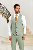 Charger l'image dans la visionneuse de la galerie, Designer Style Unique Design 2 Pieces Men's Suits Vest+Pants
