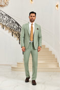 Charger l'image dans la visionneuse de la galerie, Designer Style Unique Design 2 Pieces Men's Suits Jacket+Pants
