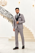 Bild in Galerie-Betrachter laden, Designer Style Unique Design 2 Pieces Men's Suits Jacket+Pants
