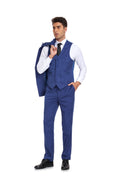 Cargar la imagen en la vista de la galería, Stripe Men's 3 Piece Set for Party, Wedding and Business(MORE COLORS+)
