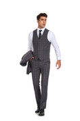 Gallery viewerに画像を読み込む, Plaid Men's 3 Piece Slim Fit Suits (MORE COLORS+)
