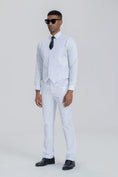 Load image into Gallery viewer, White Party Business Banquet 3 Piece Men Suits
