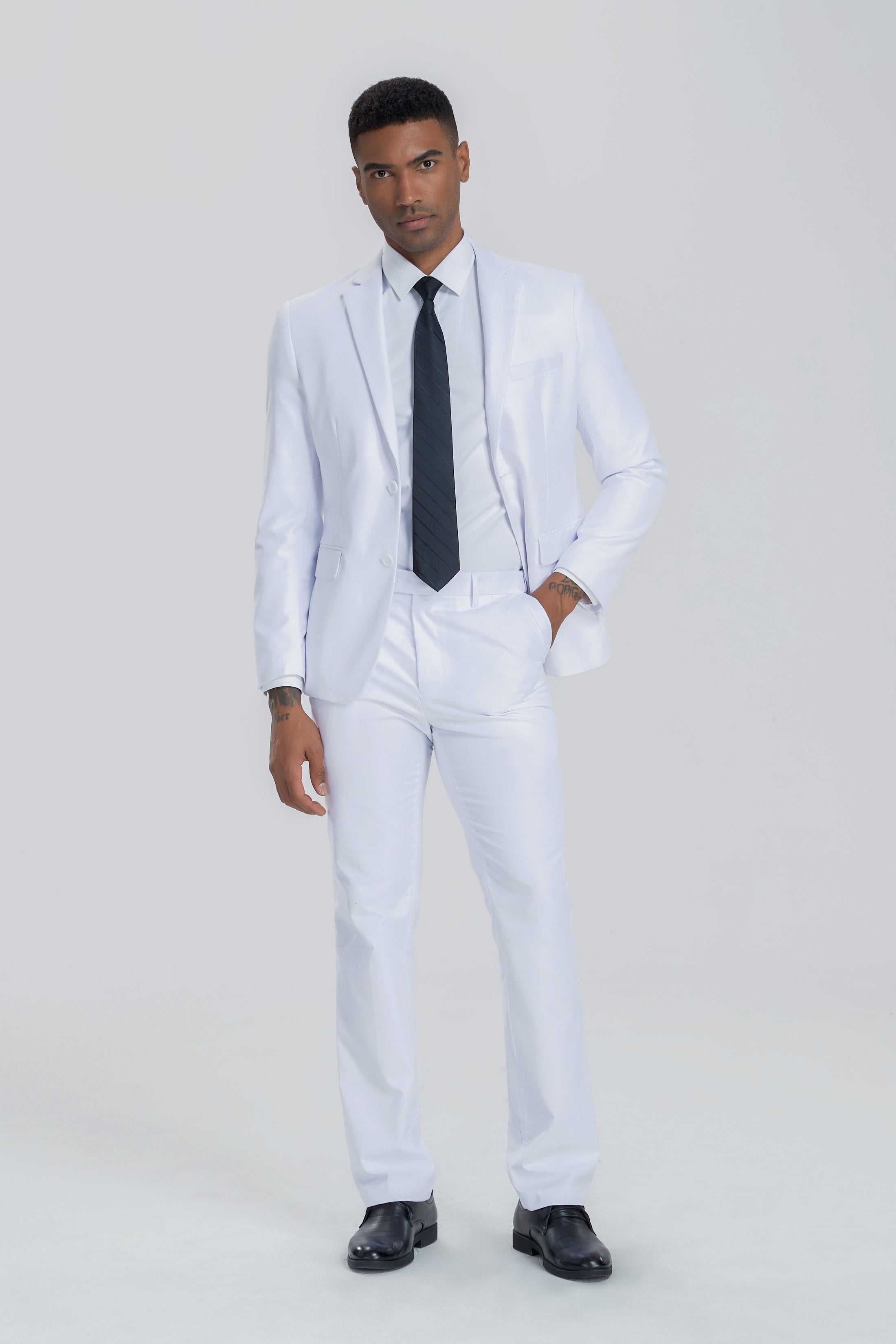 White Party Business Banquet 3 Piece Men Suits