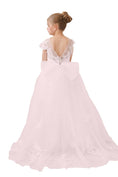 Bild in Galerie-Betrachter laden, Flower Girl Dresses Applique Tulle Pageant Princess Gown FLC00422
