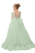 Bild in Galerie-Betrachter laden, Flower Girl Dresses Applique Tulle Pageant Princess Gown FLC00422
