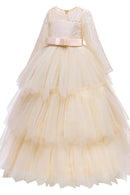 Flower Girl Dress for Wedding Pageant Princess Gown FLC00415