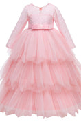 Charger l'image dans la visionneuse de la galerie, Flower Girl Dress for Wedding Pageant Princess Gown FLC00415
