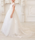 Load image into Gallery viewer, Flower Girl Dresses Applique Tulle Pageant Princess Gown FLC00422
