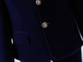 Charger l'image dans la visionneuse de la galerie, Navy Velvet 5 Piece Boy's Formal Boys Suits
