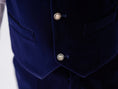 Gallery viewerに画像を読み込む, Navy Velvet 5 Piece Boy's Formal Boys Suits
