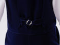 Cargar la imagen en la vista de la galería, Navy Velvet 5 Piece Boy's Formal Boys Suits
