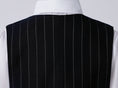 Charger l'image dans la visionneuse de la galerie, Black Striped Modern 4 Piece Boy's Formal Suits
