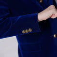 Gallery viewerに画像を読み込む, Royal Blue Velvet 5 Piece Boy's Formal Boys Suits
