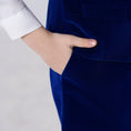 Gallery viewerに画像を読み込む, Royal Blue Velvet 5 Piece Boy's Formal Boys Suits
