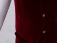 Gallery viewerに画像を読み込む, Burgundy Velvet 5 Piece Boy's Formal Boys Suits
