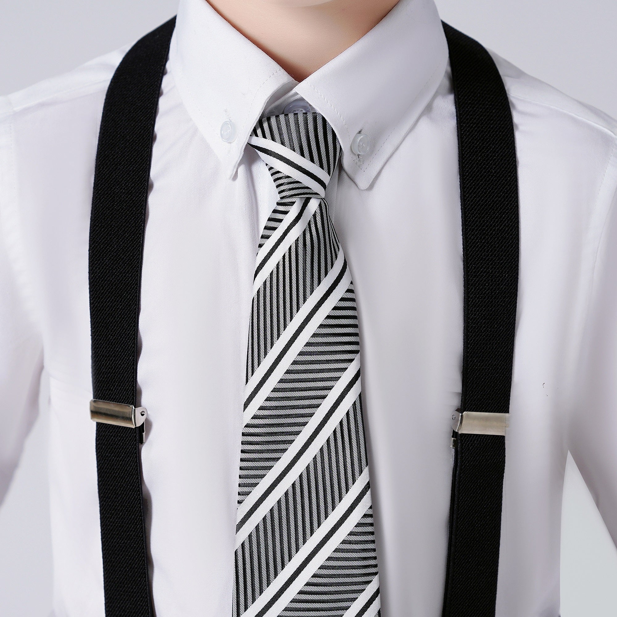 White Tuxedo 5 Piece Boys Suits