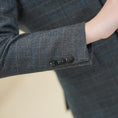 Gallery viewerに画像を読み込む, Black Plaid Elegant 5 Piece Boys Suits
