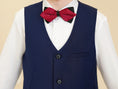 Load image into Gallery viewer, Navy Kid Formal Classic 5 Piece Boys Suits
