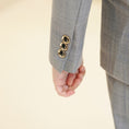 Gallery viewerに画像を読み込む, Light Grey Plaid Elegant Formal 5 Piece Boys Suits
