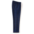 Cargar la imagen en la vista de la galería, Blue Plaid Elegant 5 Piece Boys Suits
