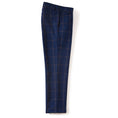 Gallery viewerに画像を読み込む, Blue Plaid Elegant Formal 4 Piece Boy's Formal Suits With Vest+Pants+Shirt+Tie
