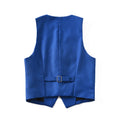 Charger l'image dans la visionneuse de la galerie, Royal Blue 3 Buttons Boys Girls Fully Lined Formal Suit Vest
