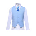 Charger l'image dans la visionneuse de la galerie, Light Blue Kid Boys Classic 5 Piece Boys Suits
