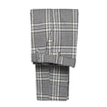 Load image into Gallery viewer, Grey and White Plaid Elegant Formal 5 Piece Boys Suits
