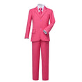 Charger l'image dans la visionneuse de la galerie, Pink Kid Boys Formal Classic Suits Set 5 Piece Boys Suits
