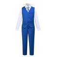 Load image into Gallery viewer, Royal Blue Formal Classic 5 Piece Kids Boys Suits
